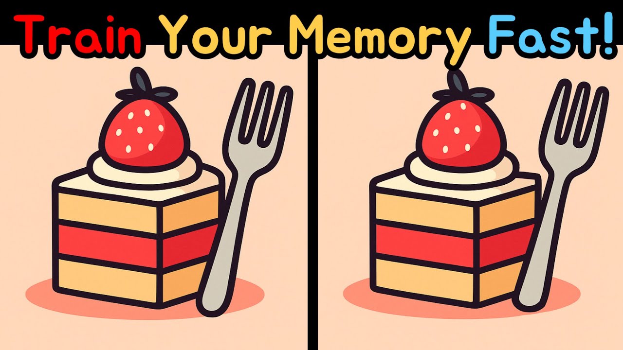 Spot The Difference:  Train Your Memory Fast!  [Find The Difference]