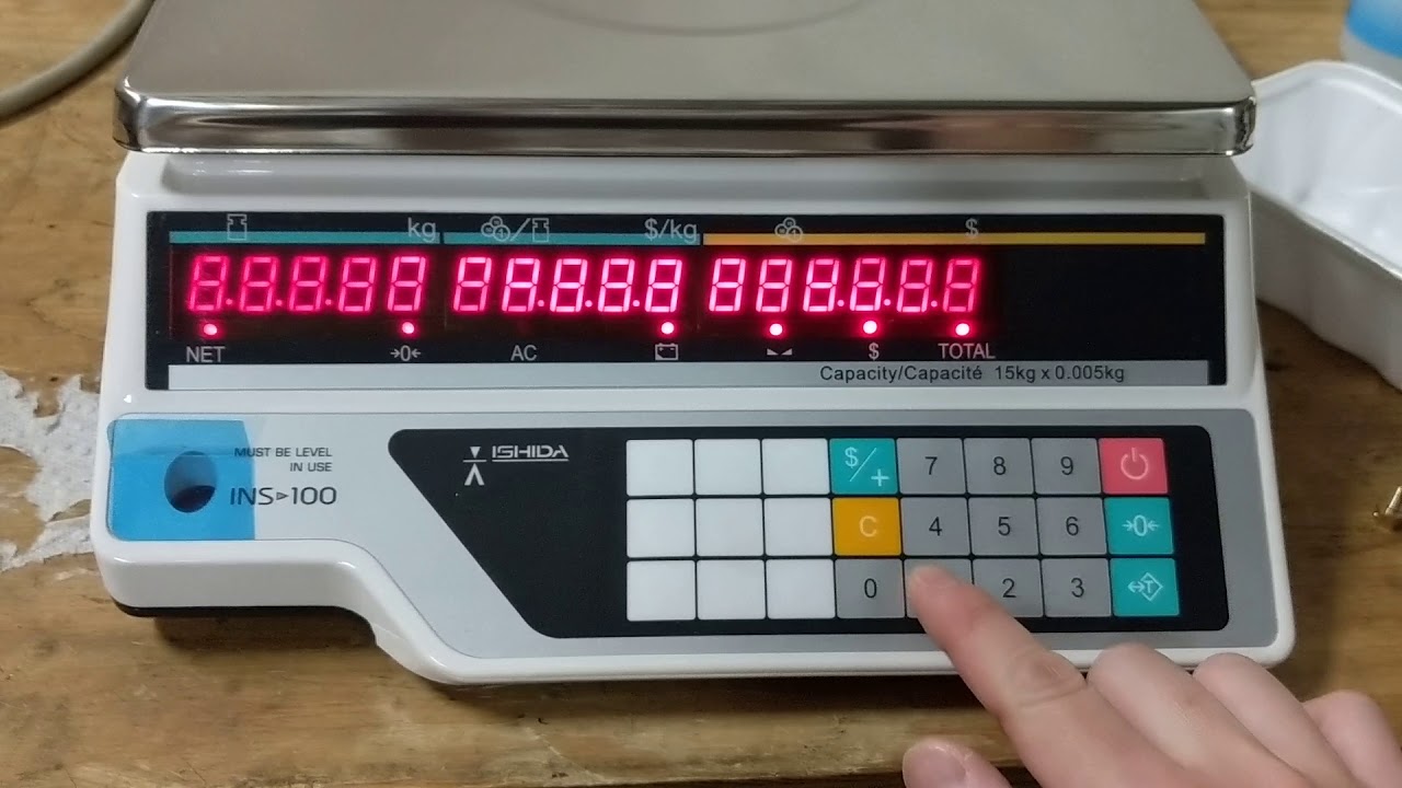 INS-100 Enable manual tare function