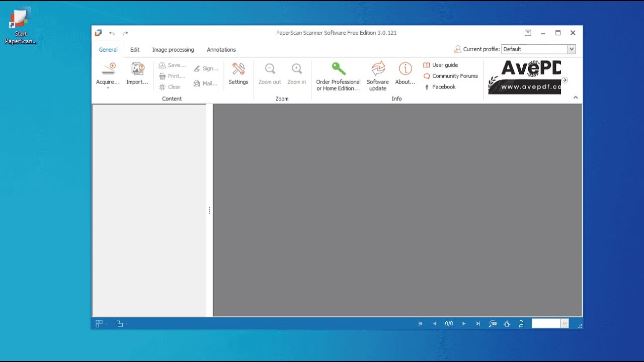PaperScan Scanner Software Free Edition 3.0.129