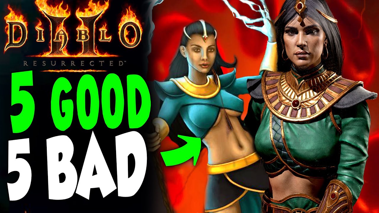 Diablo 2: Resurrected - 5 GOOD & 5 BAD Features You Need to Know!