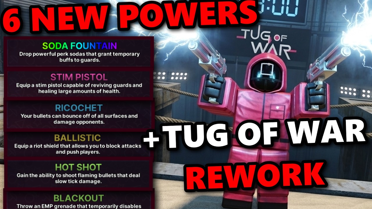 TUG OF WAR REWORK & 6 NEW GUARD POWERS (Showcase) | INK GAME