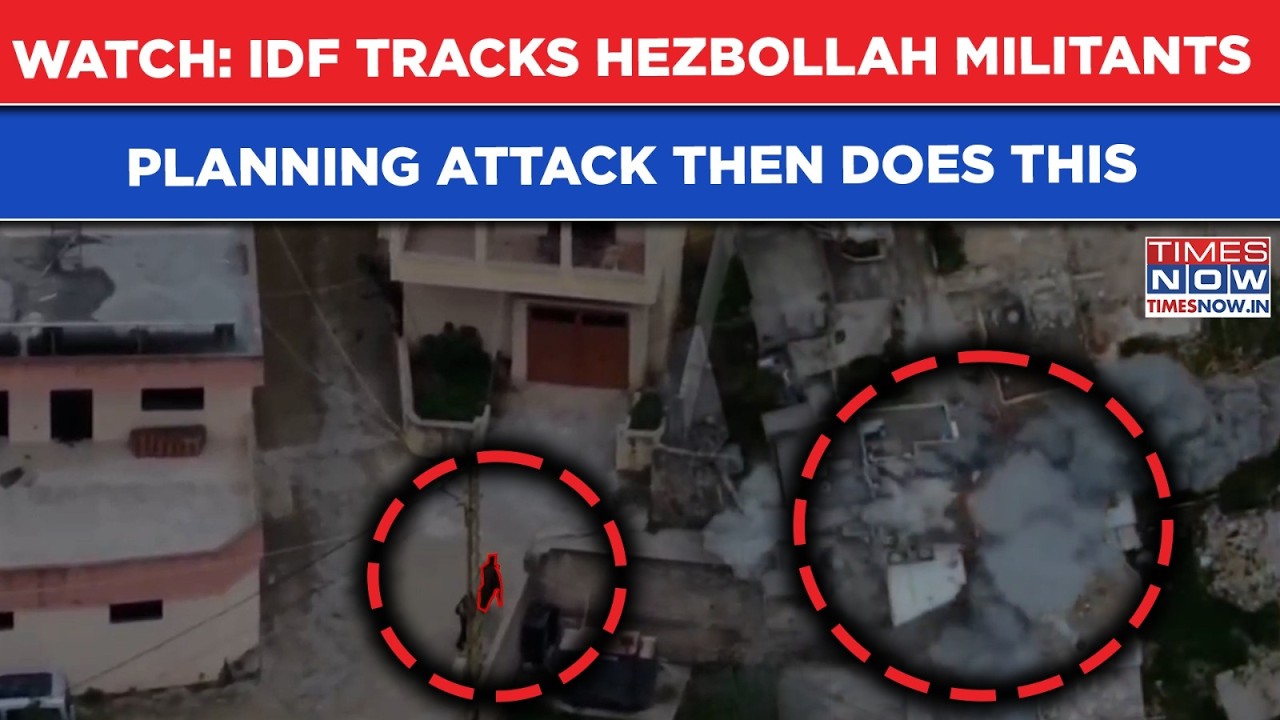 Iran War: IDF Tracks Hezbollah Militants Planning Attack On Israeli Troops Then Does This On Cam