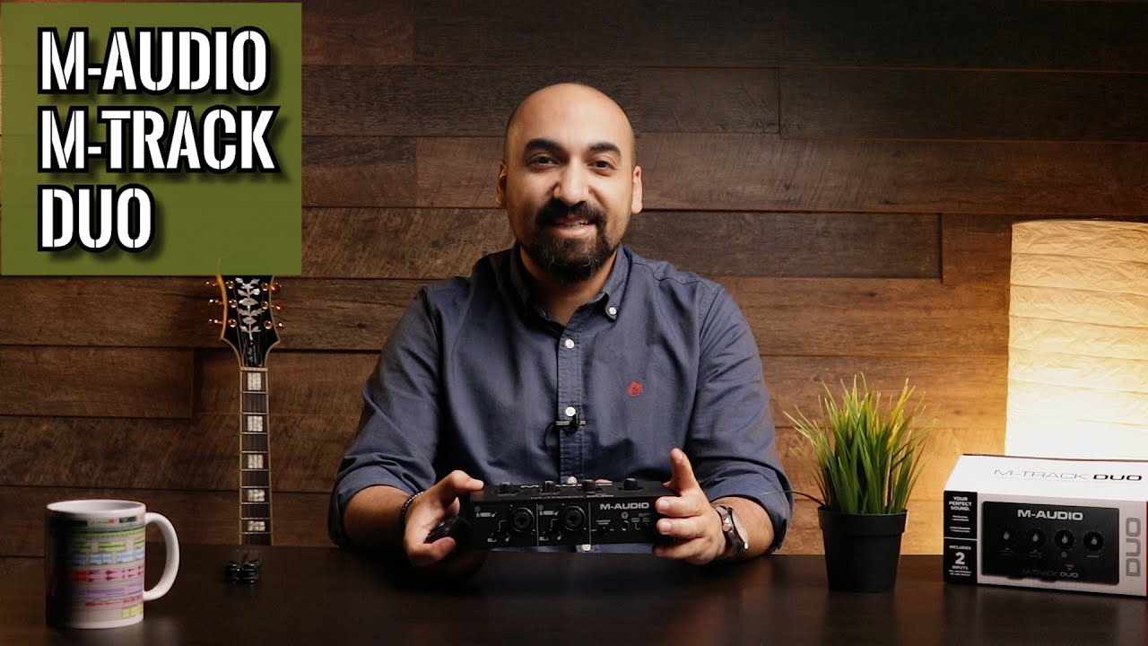 M-Audio M-Track Duo Unboxing&Review--مواصفات كارت الصوت