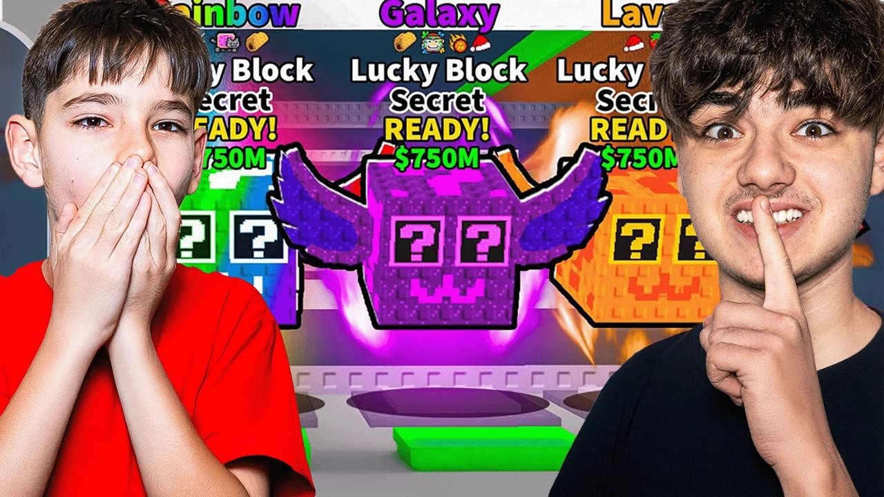 Fratele Meu DESCHIDE 100 LUCKY BLOCKS în STEAL a BRAINROT!