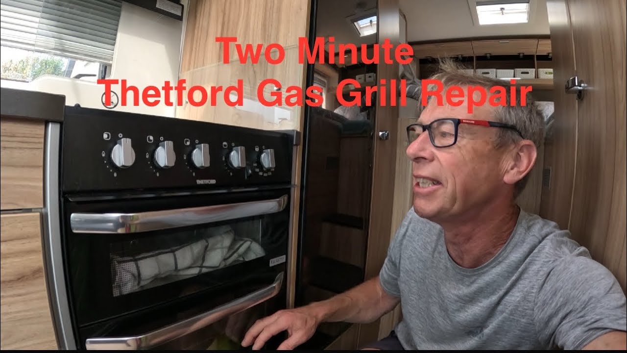 Easy Fix For Thetford Gas Motorhome Grill that Won’t Stay Alight!