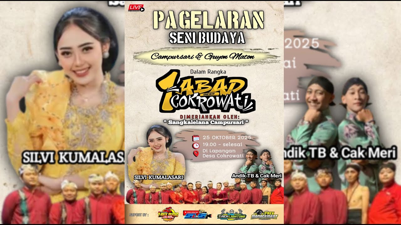 Live Stream CAMPURSARI & GUYON MATON - bersama SILVI KUMALASARI & CAK ANDIK TB & CAK MERI
