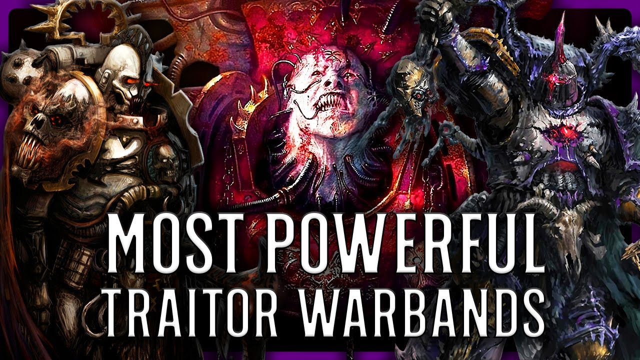 Top 5 Deadliest Chaos Warbands | Warhammer 40k Lore