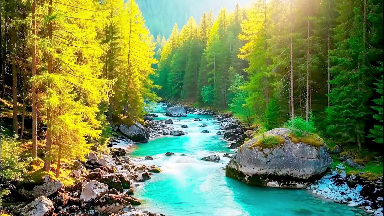 Tranquil River Sound for Deep Sleep | White Noise Therapy for Relaxation & Healing