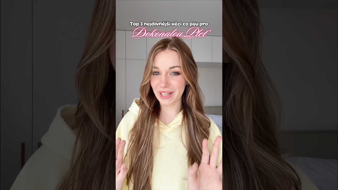 NEJDIVNĚJ&Scaron;&Iacute; VĚCI CO PIJU PRO DOKONALOU PLEŤ?!😱 #kubaadanca #skincare #korejskakosmetika #spoluprace