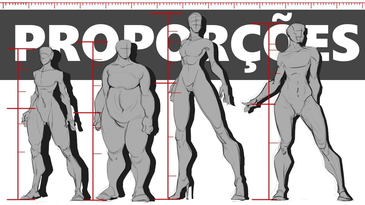 NÃO TENTE desenhar proporções perfeitas! Faça isso.