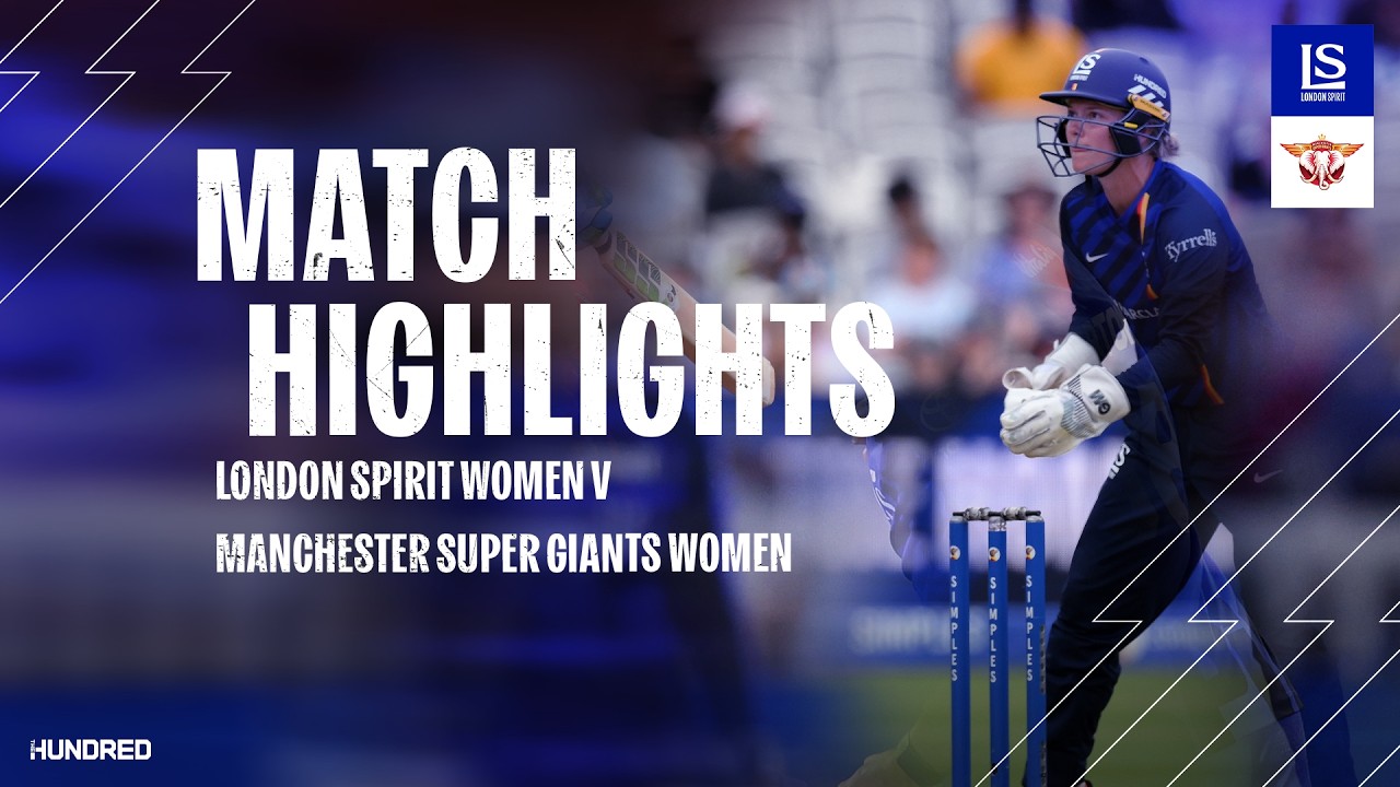 London Spirit Women lose tournament opener to Manchester Super Giants