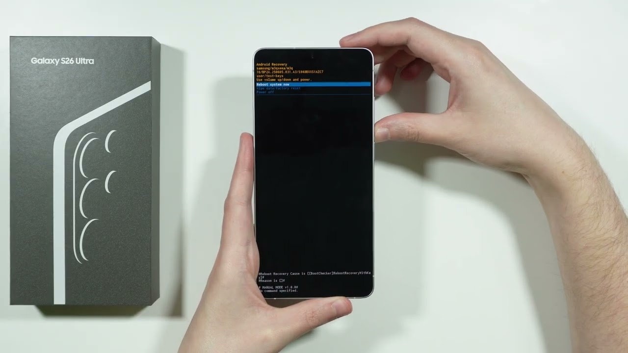 Samsung Galaxy S26 Ultra: Where is Wipe Cache Partition in Recovery Mode?