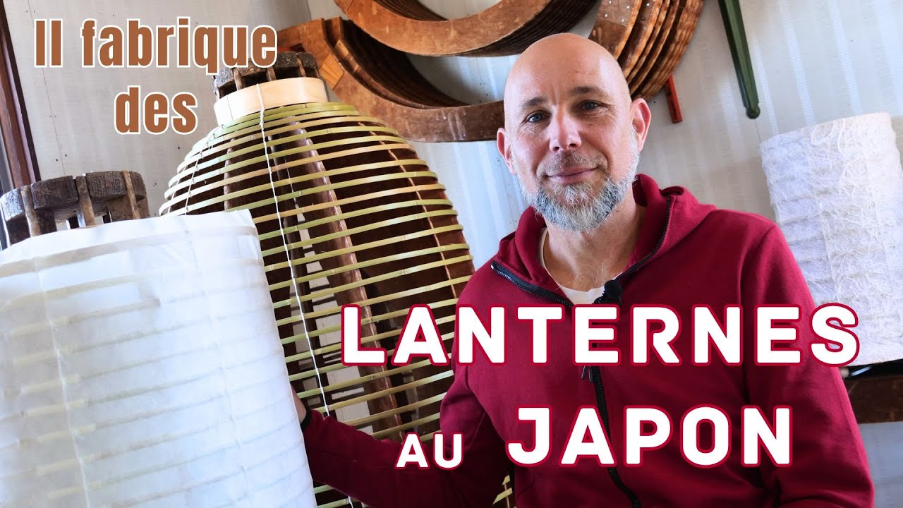 Cet artisan fabrique des lanternes traditionnelles de Mito, au Japon