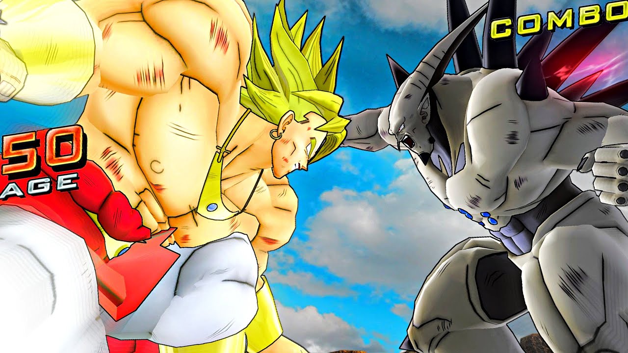 Dragon Ball Z Ultimate Tenkaichi - LSSJ BROLY vs OMEGA SHENRON   [Requested] #dragonballz