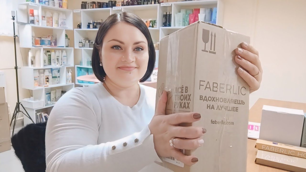 📦 Распаковка / 🔥Новинки Фаберлик / Мочалки, легендарный кислород, парфюм Mur Mur Noir, тушь