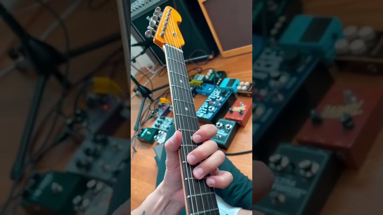 Licks over an eight bar blues progression in A!