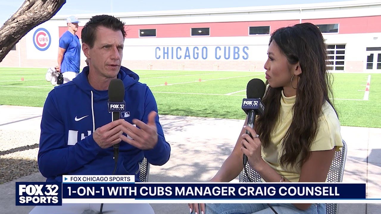 Tina goes 1-on-1 with Cubs manager Craig Counsell