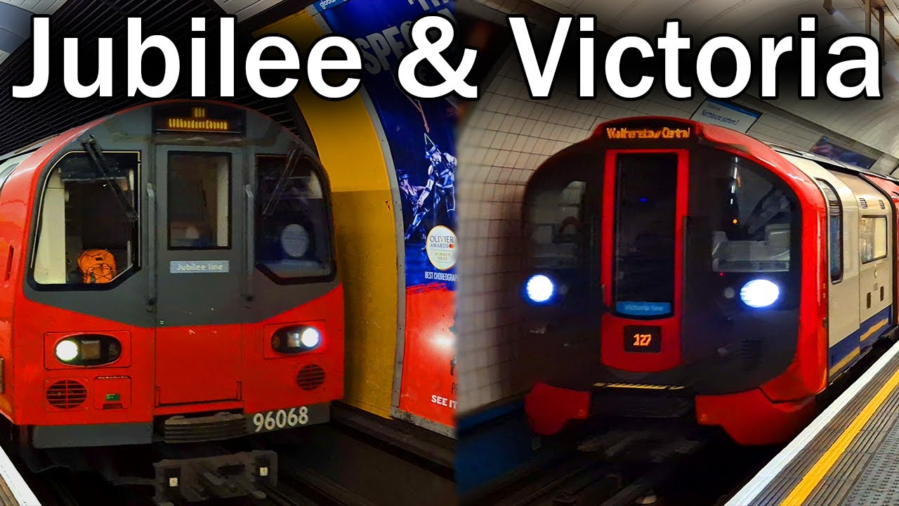 London Underground Jubilee Line & Victoria Line Departing Sounds