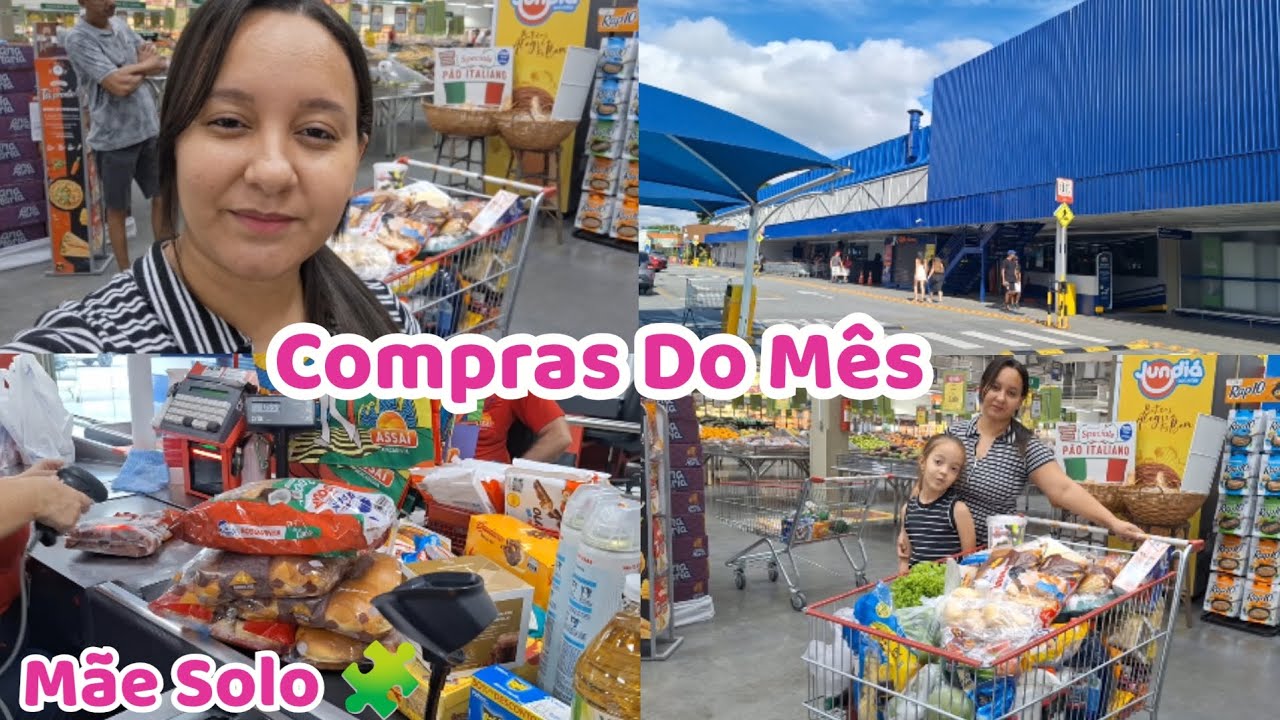 RECEBI E FIZ COMPRAS DO MÊS NO ASSAÍ ATACADISTA | MÃE SOLO 🧩 QUANTO GASTEI 🛒 Elisangela Menezes VLOG