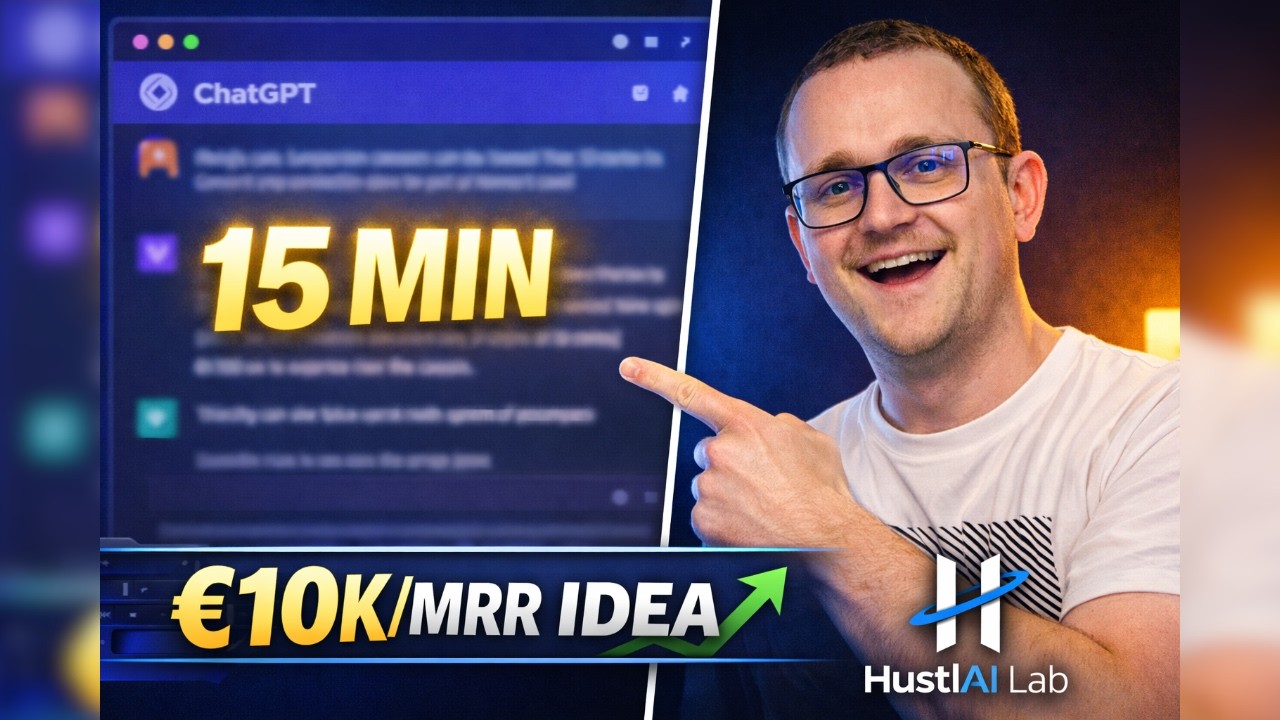 I Used ChatGPT to Find a $10k/Month SaaS Idea in 15 Minutes (Full Prompt Inside)