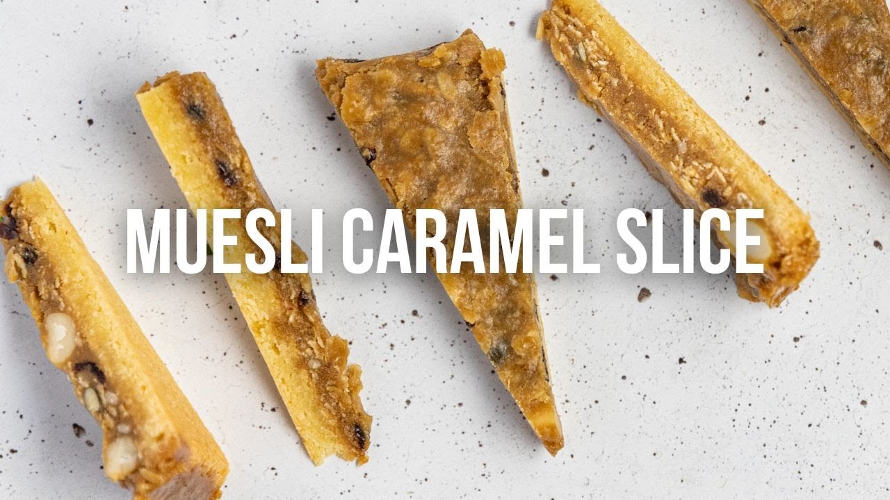 Muesli Caramel Slice