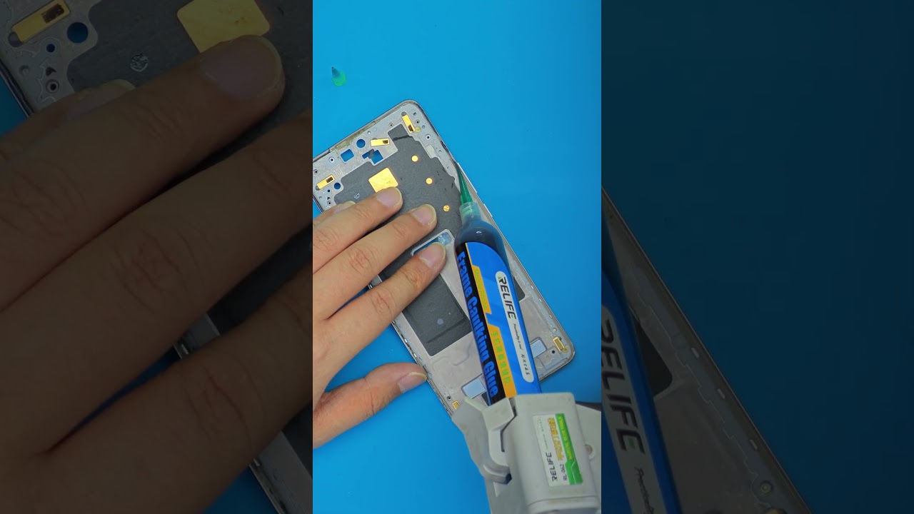 RELIFE RL-035B 30ML Frame Screen Caulking Glue for Mobile Phone Repair Black