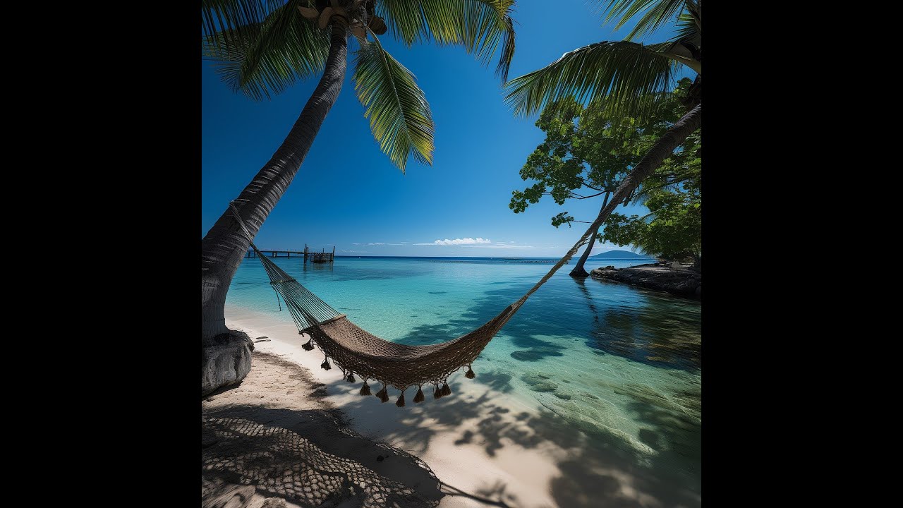 8K RELAXING  WITH THE  BEAUTIFUL  NATURE OF MAURITIUS ISLAND