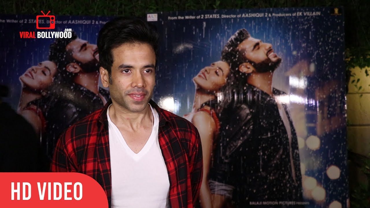 Tusshar Kapoor At Half Girlfriend Success Party | Viralbollywood