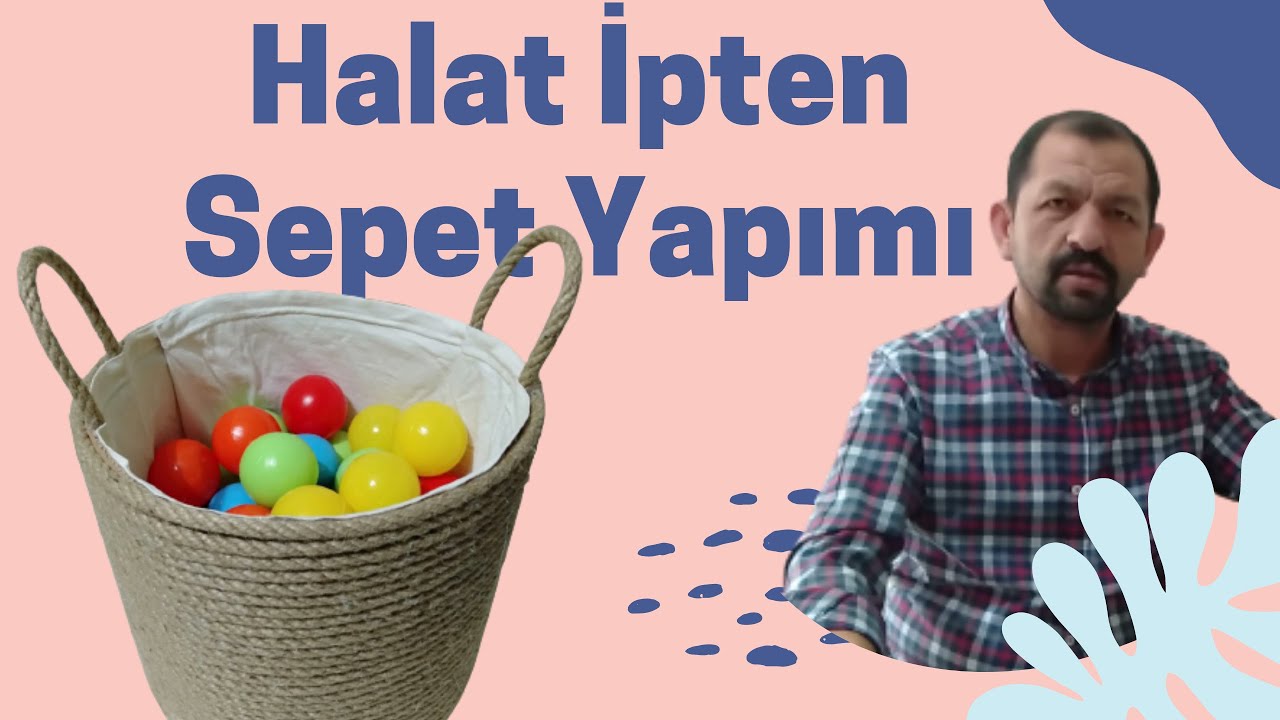 #ASMR Uğultu Sesi Ritmik Folk M&uuml;zik #diy  Halat İpten Sepet Yapımı Rope Basket Ortak Payda
