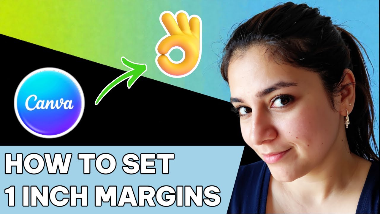 How to set 1 inch margins in Canva