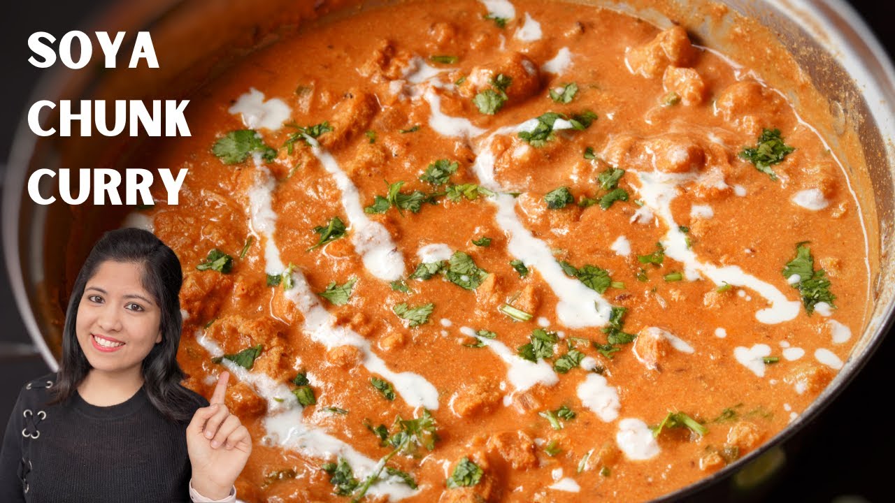 Сливочное карри с кусочками сои (кудряшки) — веганский рецепт
