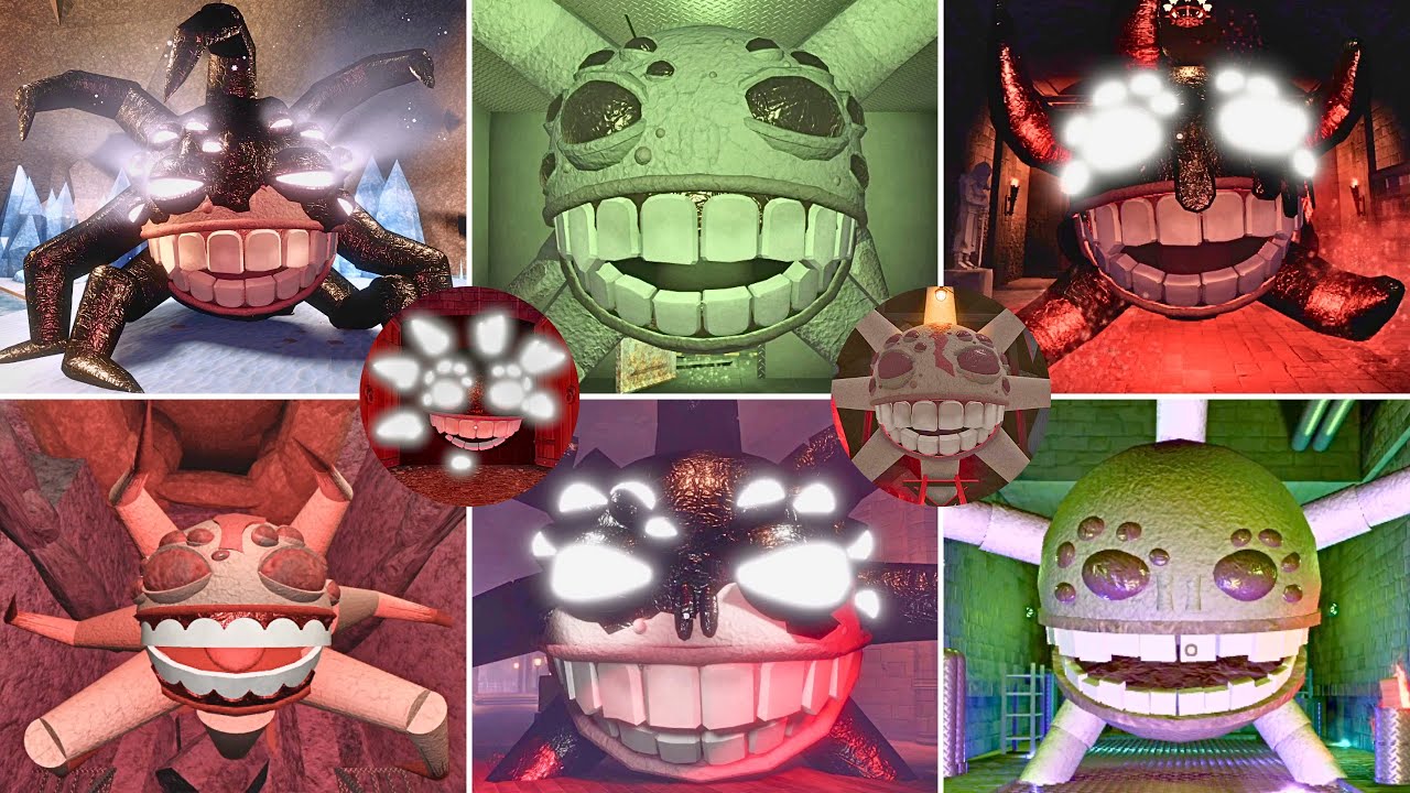 Roblox DOORS - Grumble Chase VS 15 Different Grumble Chases