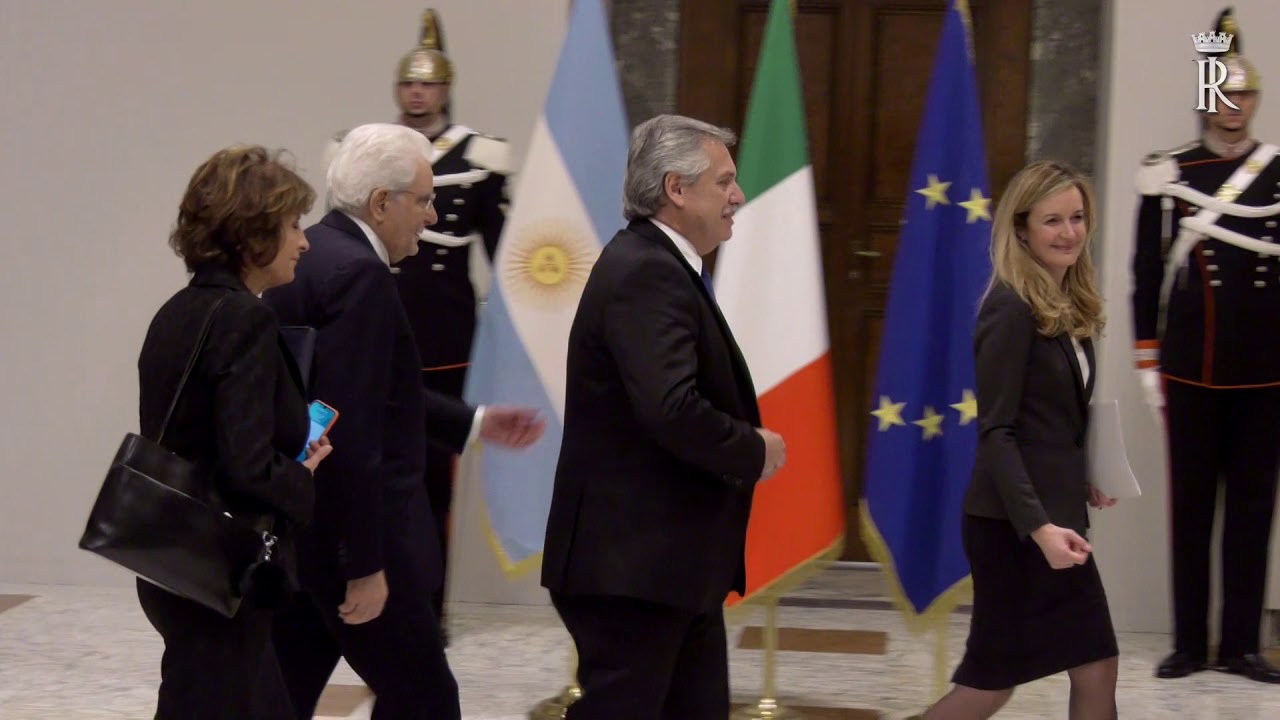 Mattarella incontra il Presidente della Repubblica Argentina