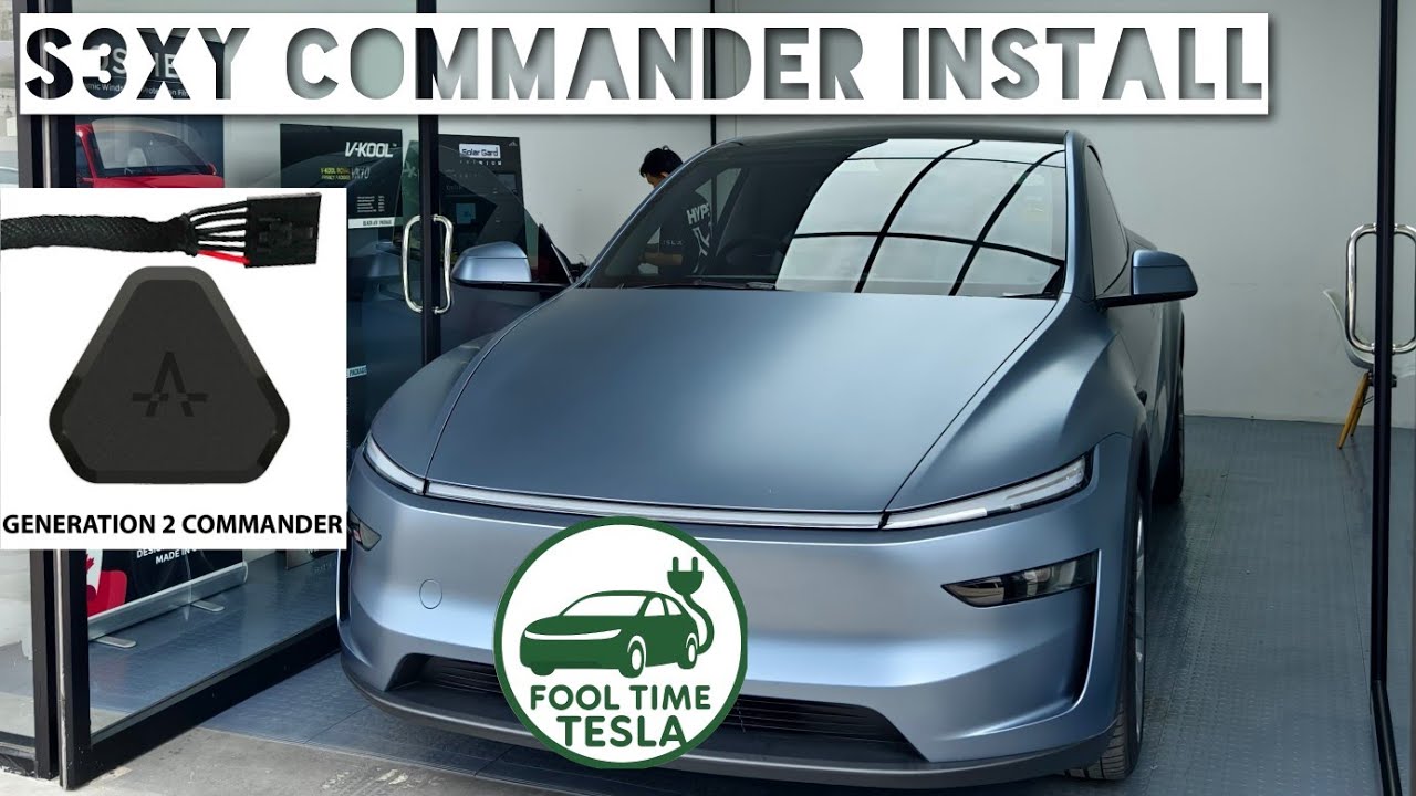 Installing the S3XY Commander at Hypecar Bangkok! Clean Look, More Tesla Functionality in 4 Minutes!