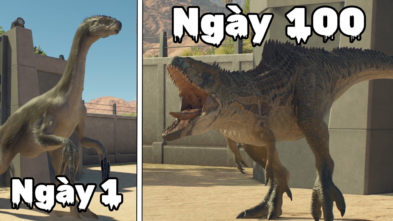 100 ngày tìm kiếm khủng long mạnh nhất trong Jurassic World Evolution 3