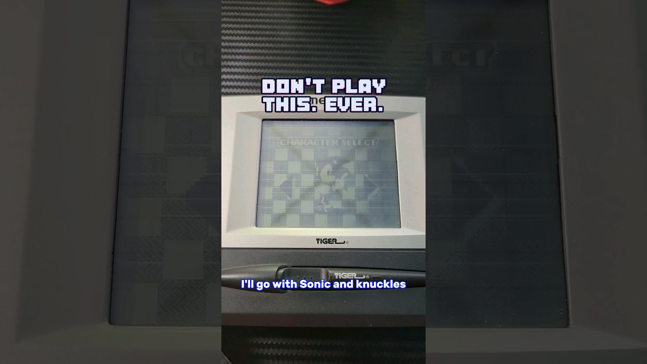 The worst game console ever made. Probably. #sonic #gamecom #worstever #retrogaming  #segasaturn