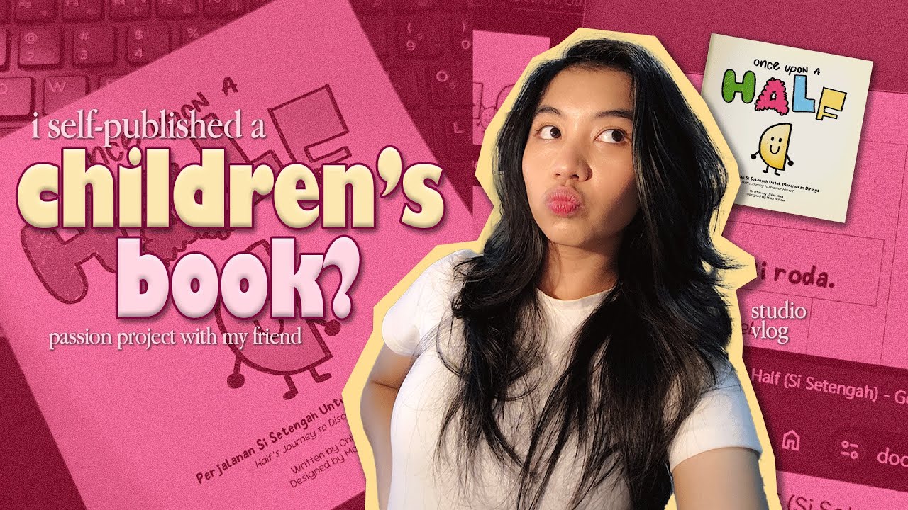 i self published my first children's book! 👀✍🏼 || behind the scenes + studio vlog 👩🏻‍💻💥
