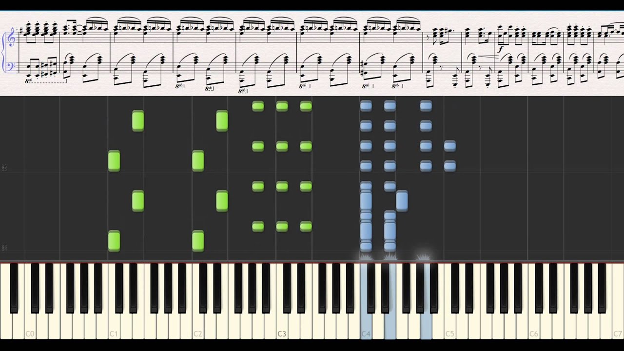 Bei Mir Bist Do Schon Monty Suffern's version (synthesia+sheet music)