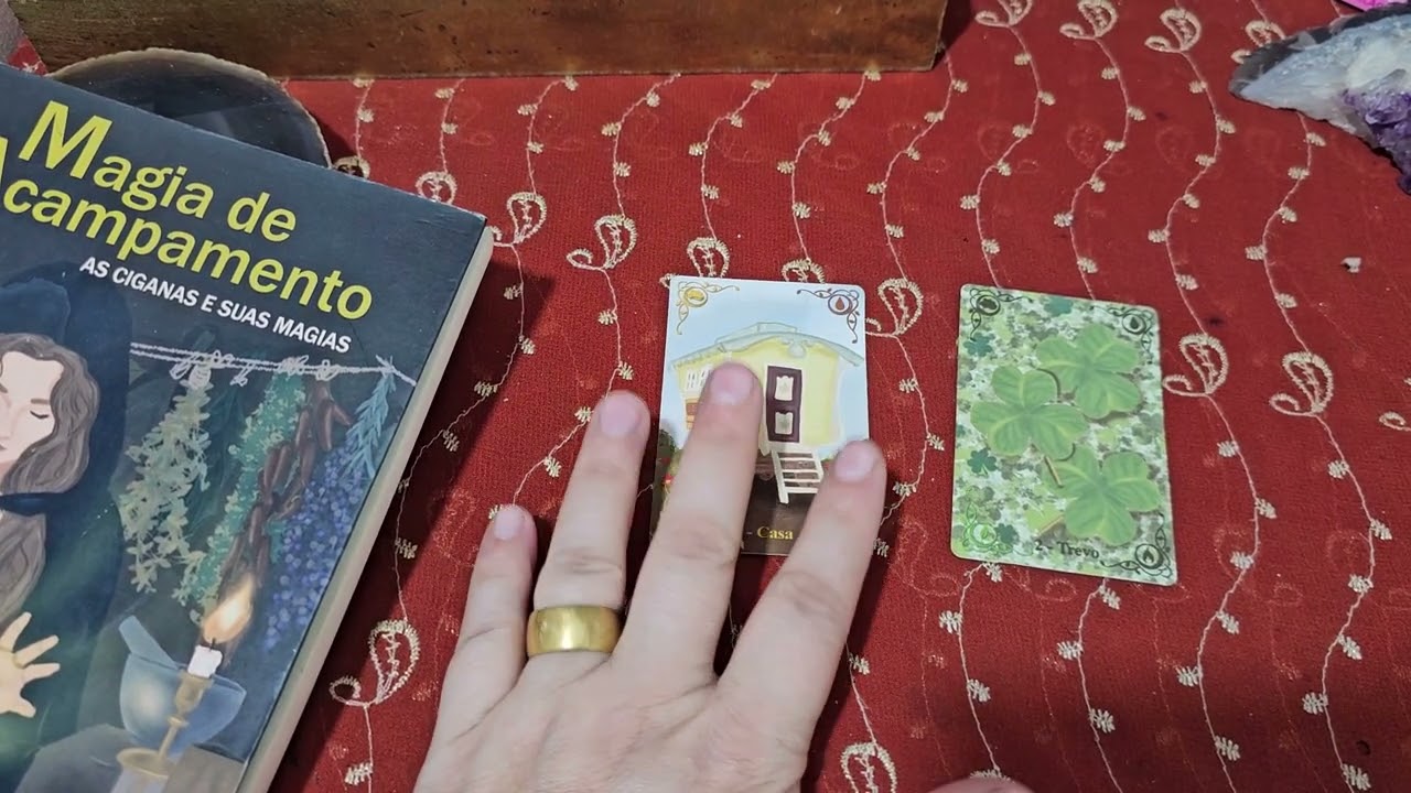 Combinações Carta Trevo e Carta Casa. Baralho Cigano