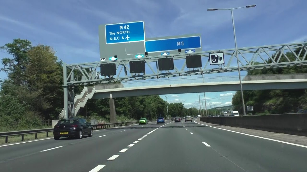 Driving On The M5, M6 & M56 Motorways From Worcester To Runcorn, UK 22nd June 2019
