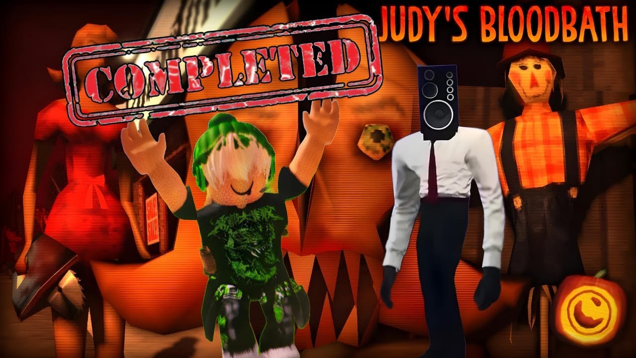 Прохождение Roblox Judy(Halloween Event)В Честь 250Подписчиков!!!