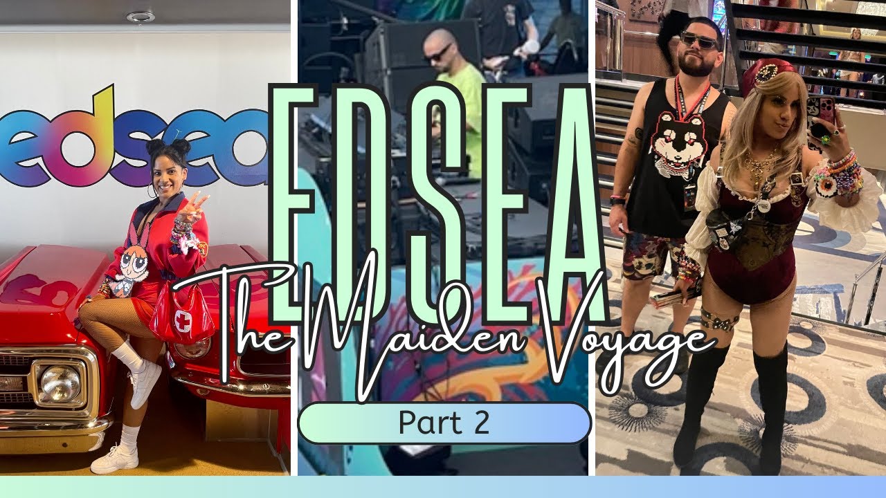 EDSEA MAIDEN VOYAGE PT 2 | A DAY AT SEA 🗺️🍹🌊