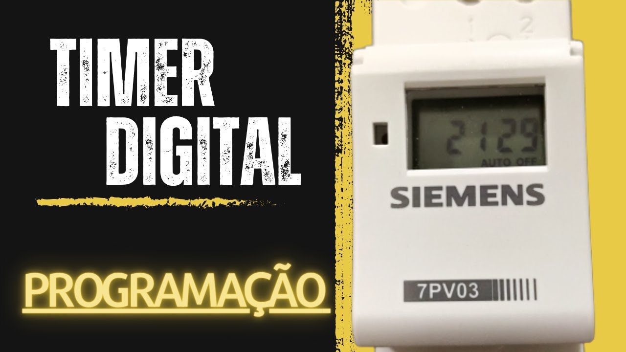 Aprenda a programar Timer Digital de forma simples.