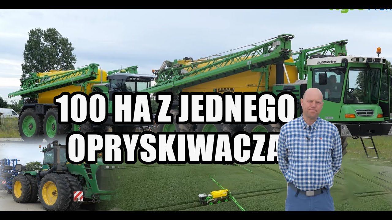Jego rodzice zaczynali od 11 ha, dziś mają ich 1300! Po co im aż 4 opryskiwacze samojezdne?