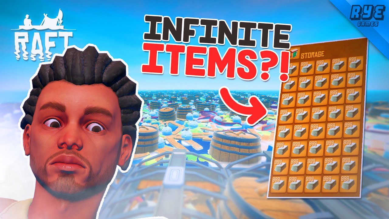 I Broke Raft With INFINITE Items... | Modded