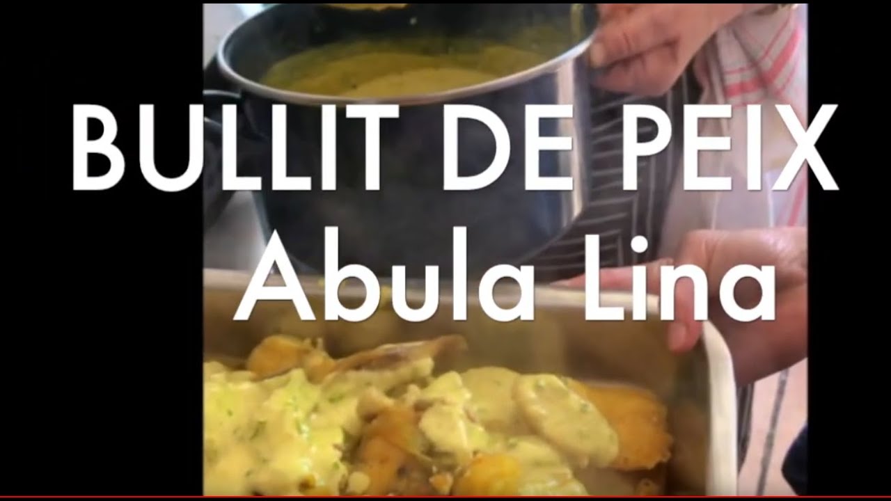 Bullit de peix, Ibiza y Formentera Preparen un bullit eivissenc. Abuela Lina Ferrer