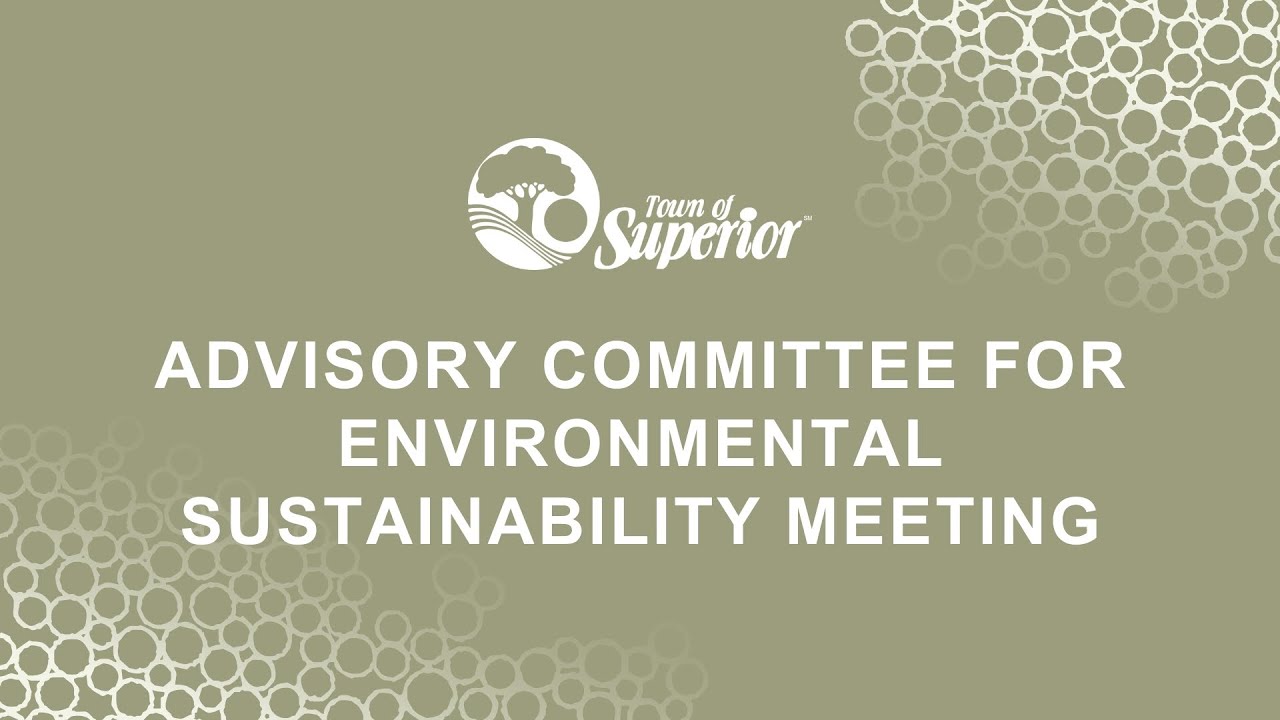 Advisory Committee for Environmental Sustainability (ACES) 1/08/26