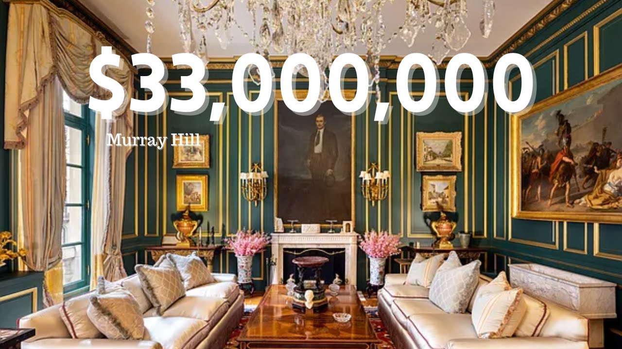 Inside a $33M Murray Hill, NYC Townhouse | 12 Beds, 9 Baths, Gym, Elevator and Private Outdoor Space