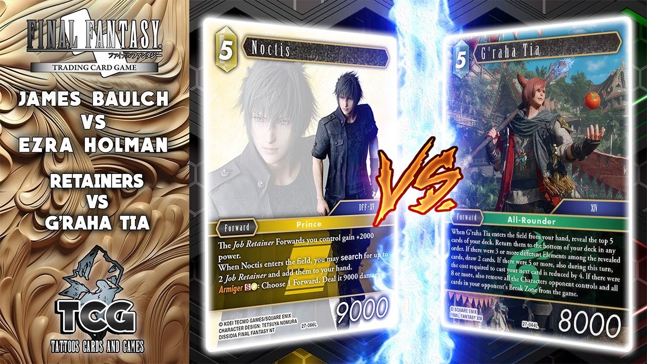FFTCG: Cat XV Retainers Vs G’raha Tia | Opus 27 | Final Fantasy TCG
