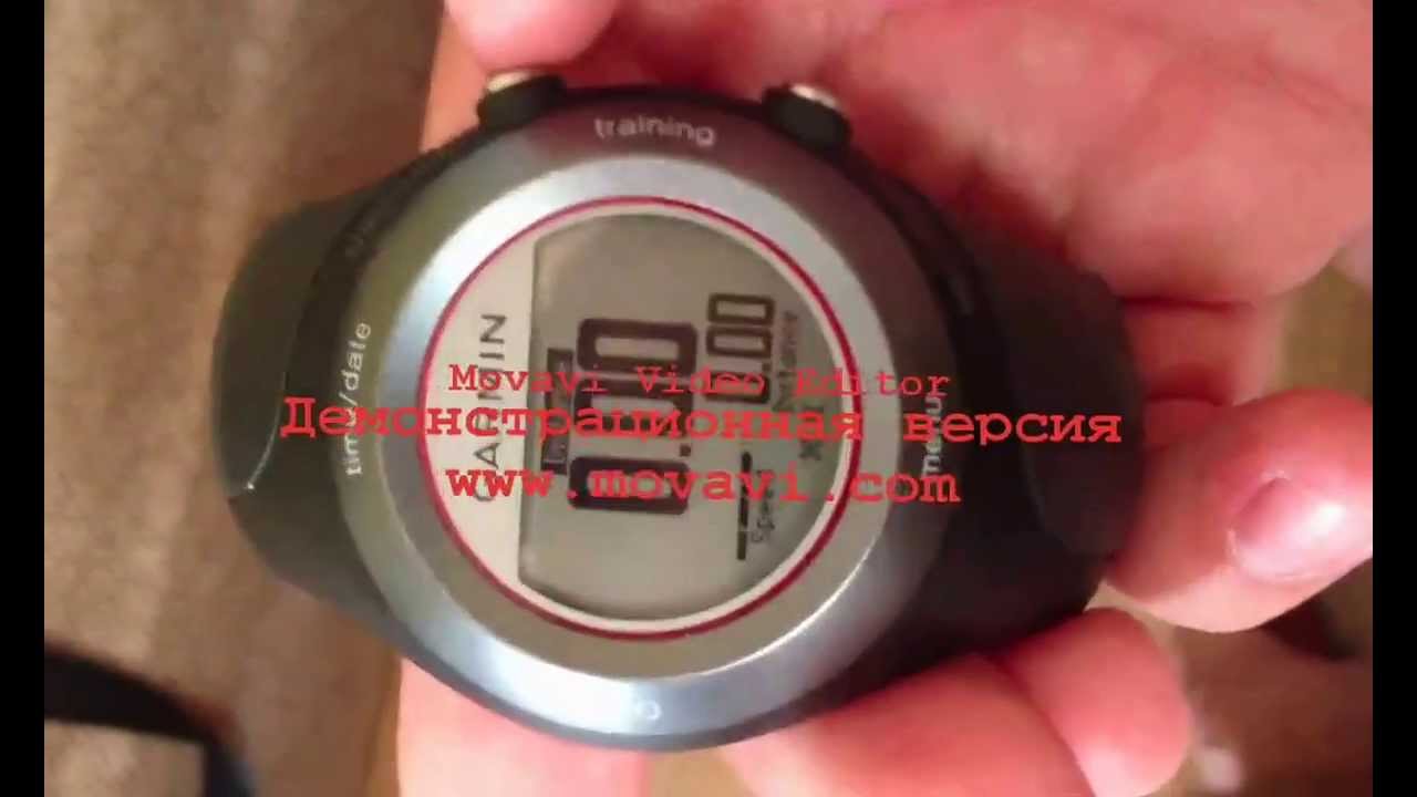 настройка garmin forerunner 405\410